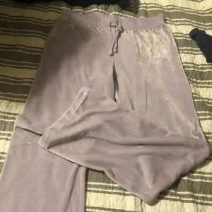 Victoria secret velour jogger pants